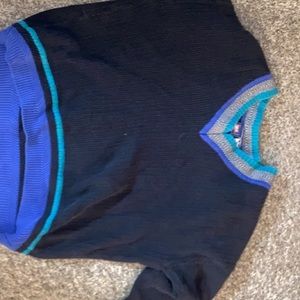 Thrifted mens XL blue indie sweater